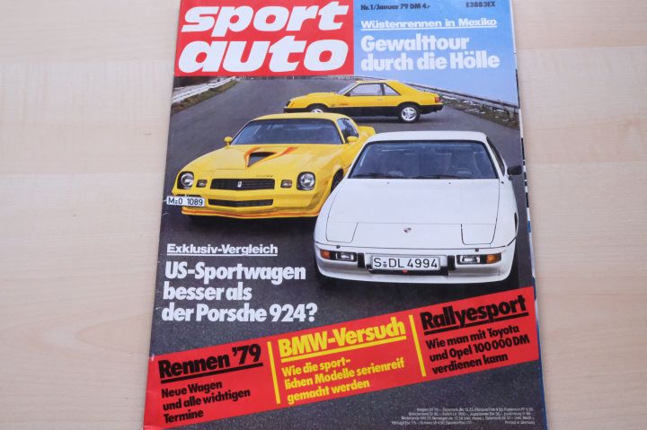 Deckblatt Sport Auto (01/1979)